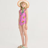 Tangerine all over swimsuit - Purple