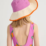 Tangerine all over swimsuit - Purple