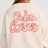 Bobo Choses By Hand raglan sweatshirt - Offwhite