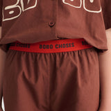 Bobo Choses By Hand woven bermuda shorts - Brown