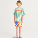 Bobo Choses Color all over swim board shorts - Offwhite