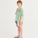 Bobo Choses Color all over swim board shorts - Offwhite