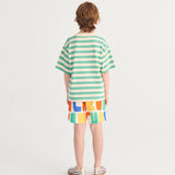 Bobo Choses Color all over swim board shorts - Offwhite