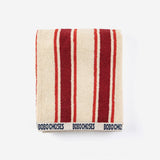 Bobo Choses Striped beach towel - Red