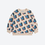 Doggy Mate all over sweatshirt Offwhite