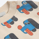 Doggy Mate all over sweatshirt Offwhite