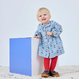 Game Pawns all over light denim dress Light Blue