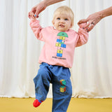 Hopscotch Sweatshirt - Pink