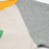 Lucky Clover ranglan sweatshirt Heather Grey