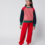 Tic Tac Toe color block sweatshirt Multicolor