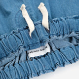 Roll The Dice Light Denim Pants - Navy Blue