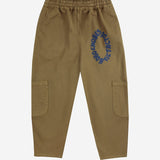 Tic Tac Toe Woven Cargo Pants - Khaki