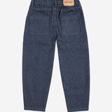 Tic Tac Toe Denim Pants - Navy Blue