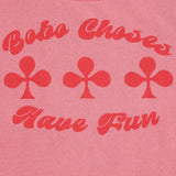 Have Fun sweatshirt dress - Pink