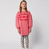 Have Fun sweatshirt dress - Pink