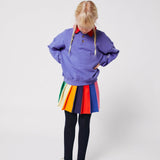 Bobo Color Block Pleated Skirt - Multicolor