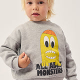 Bigtooth Lemon sweatshirt BB - Light Heather Grey