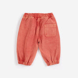 Booo Bo Choses Tag denim pants - Red