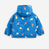 Mush Monster Duo all over reversible anorak - Blue