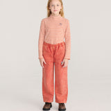 Energy Flower Stripes turtle neck T-shirt - Offwhite