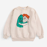 Hug Hairy Monster sweatshirt - Beige