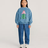 Hidden Monster sweatshirt - Blue