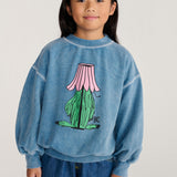 Hidden Monster sweatshirt - Blue