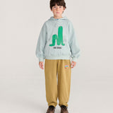 Long Puff hoodie - Light Blue
