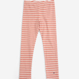 BC red stripes leggings - Offwhite