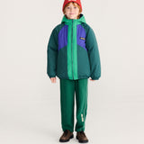 Almost Moiré all over reversible anorak - Navy Blue