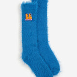 Booo bo Choses Tag furry socks - Blue