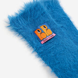 Booo bo Choses Tag furry socks - Blue