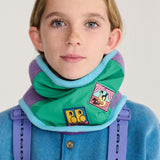 Bobo Choses color block neck warmer - Green