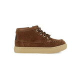 Basil zip boat - Velours - Dark brown