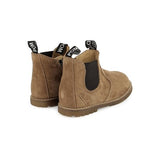 Bob zip boots - Velours - Tabac