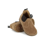 Bob zip boots - Velours - Tabac