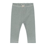 Baby Leggings Blue Grey - Cream