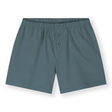 Button Shorts | Blue Grey