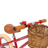 Loopfiets vintage banwood - rood