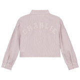Gaby Blouse - White/Red Stripes