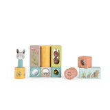 Stapelbare activiteitenblokkenspel - Trois Petits Lapins