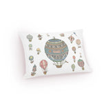 Satin Cushion - Hot Air Balloons
