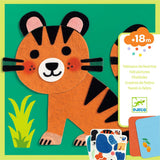 Schilderijtjes van vilt - Zachte dieren
