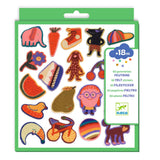 Vilten stickers (60 st) - de grappige