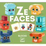 ZE Faces - houten blokken