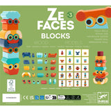 ZE Faces - houten blokken