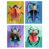 Papieren insecten - 3D schilderijen