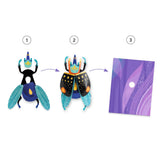 Papieren insecten - 3D schilderijen