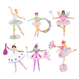Ledenfiguurtjes om in te kleuren (6st) - Tutu's
