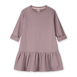 Longsleeve Frill Dress | Berry